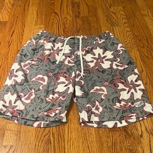 OP Sport Men’s Grey and Red Swim Trunks Size XL